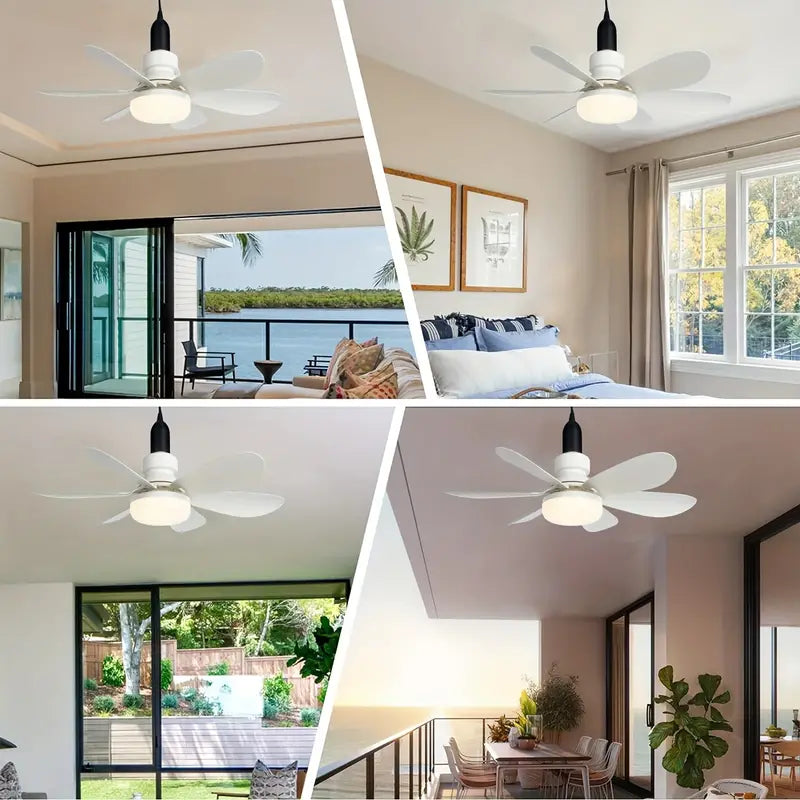 Lâmpada Ventilador de teto super silencioso