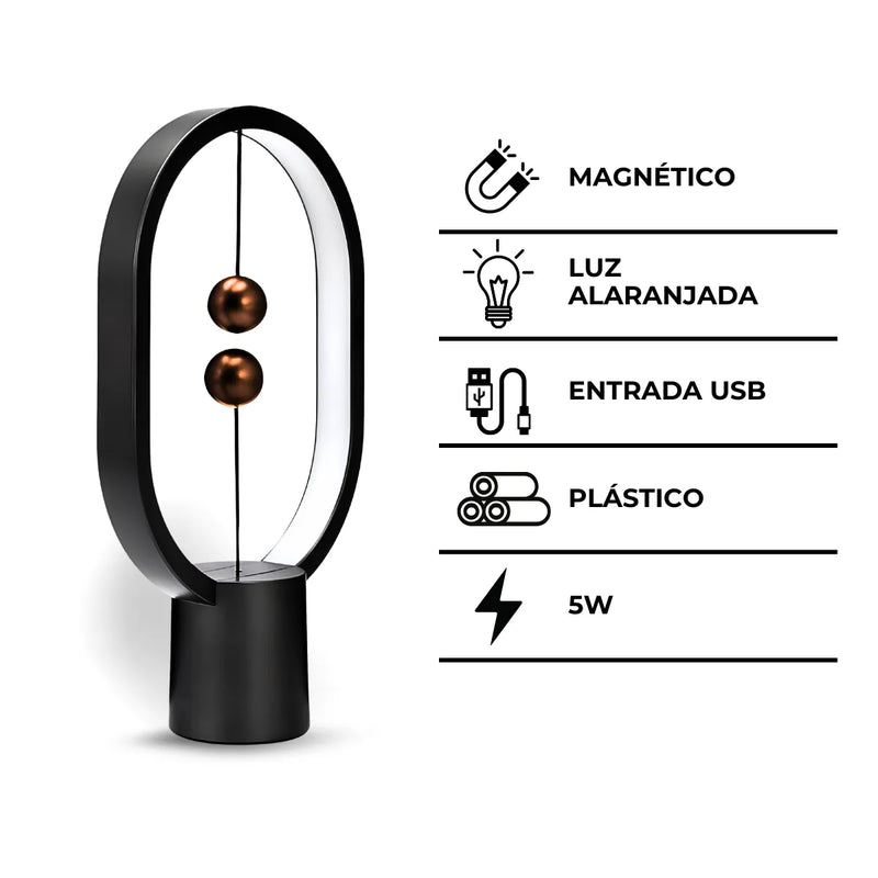 Lâmpada De Mesa Led Balance Luz Noturna