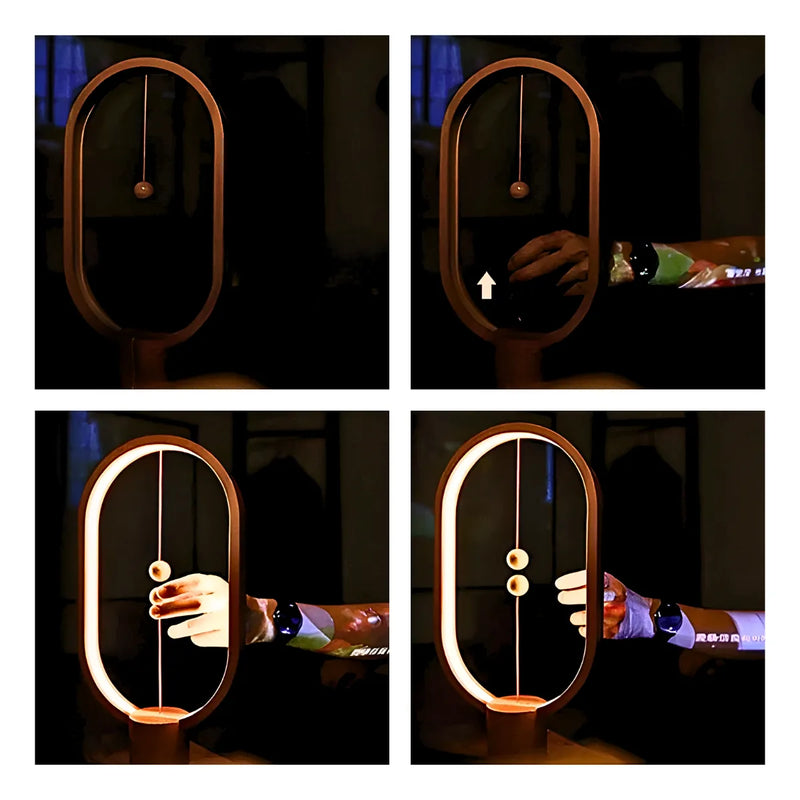 Lâmpada De Mesa Led Balance Luz Noturna