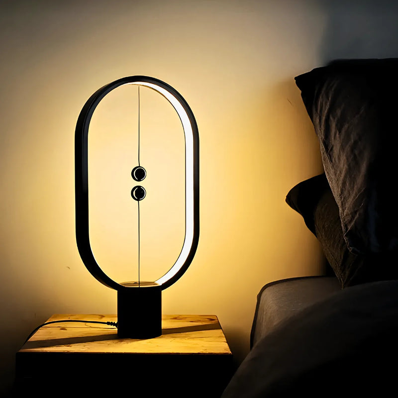 Lâmpada De Mesa Led Balance Luz Noturna