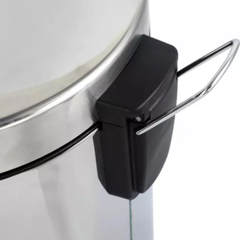 Kit Lixeira Inox 5L + Escova Sanitária
