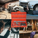 Jogo de Ferramentas com 46 Peças Soquete Aço c/ Maleta