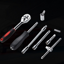 Jogo de Ferramentas com 46 Peças Soquete Aço c/ Maleta