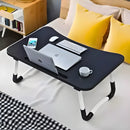 Mesa de Colo Portátil Dobrável Suporte Multiuso - PRETO